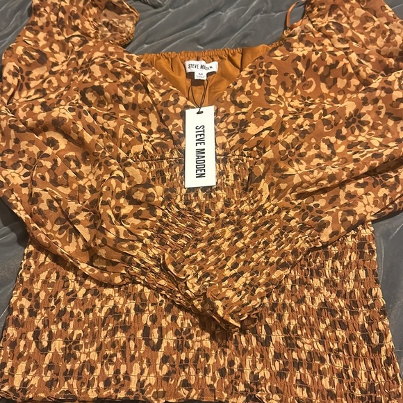 NWT Steven Madden Shannon Top in Mocha Bisque size medium - Picture 10 of 13